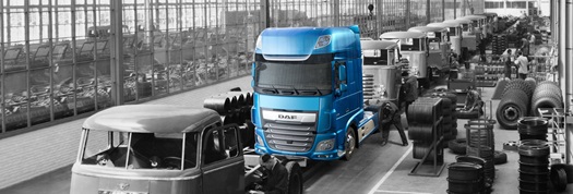 DAF new truck in 1952 factory