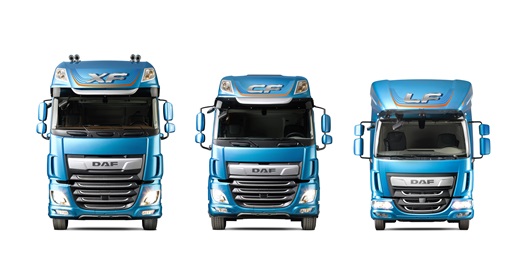 DAF model range Euro 6